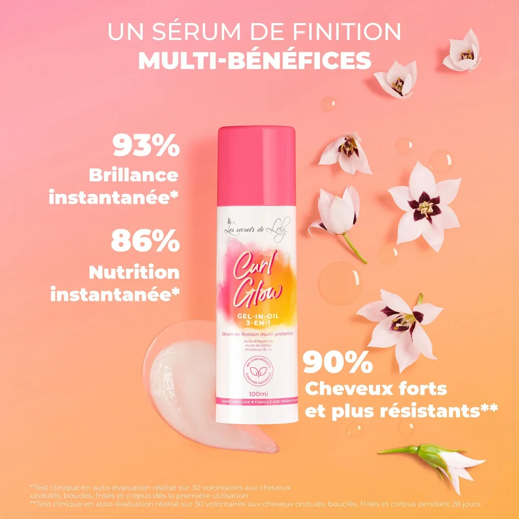 Curl Glow - Sérum de finition multi-protection – Image 2