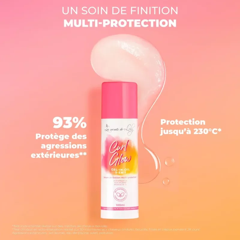 Curl Glow - Sérum de finition multi-protection